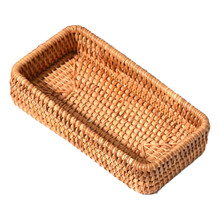 Cesto artesanal de vime amarelo, organizador decorativo em rattan orgânico premium para quarto, cozinha e banheiro.