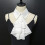 Victorian Lapel Faux Collar with Layer Ruffle Front Blouse 2