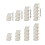 Practical Shoe Storage Shelf Efficient Shoe- Milk Ash   5 4