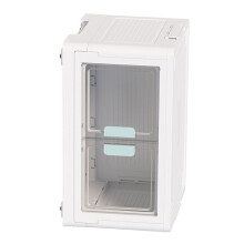 Dustproof and Moisture Proof Closet Bin-double door blue
