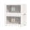 Dustproof and Moisture Proof Closet Bin-double door blue 5
