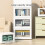 Dustproof and Moisture Proof Closet Bin-double door blue 3