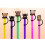 Pack of 6 Attractive Straw Hat Caps Straw Cover Plug Practical 5