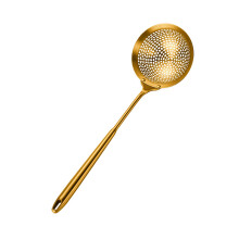 Essential Edelstahl-Küchenutensilien-Schaumschäumer mit-Gold