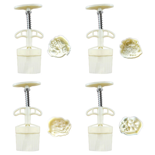 Unique Mooncakes Crafting Molds Creative Stamp-Love Lotus Root 1