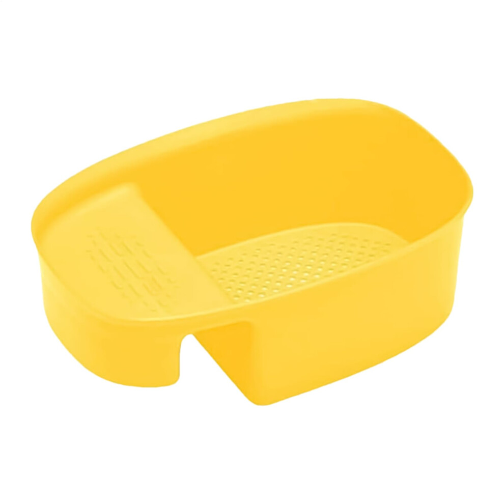 Kitchen Sink Strainer Basket Selfcleaning Oversink Garbage Strainer Rack For Food Waste Fruit And Vegetables Yellow 9105992794799