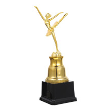 Ballet Dance Award Trophy 27.5cm Gold Plastic Model Kindergarten Graduation Dance Competition Prize