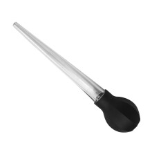 Oil Suction Pipe Rubber Head Pump For Turkey Basting, Silicone Meat Injector, BBQ Sauce Dispensing Cooking Tool