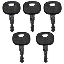 Llave de encendido universal, llave de arranque de repuesto adecuada para varias máquinas de construcción y equipos pesados, plástico duradero y