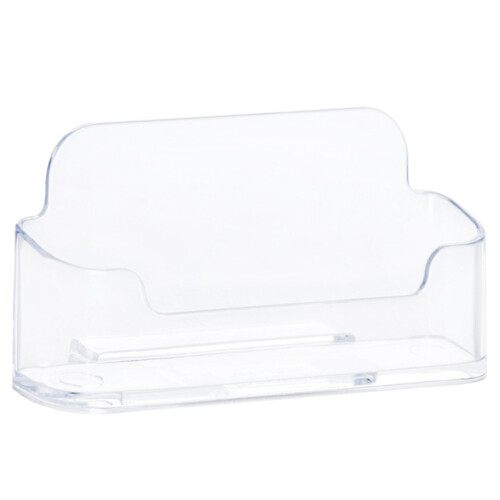 Set mit 5 transparenten Acryl-Visitenkartenhaltern für den