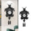 Plastic and Aluminum Construction Wall Cuckoo Clock with-color 3