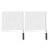 2Pcs Schiedsrichter Offizielle Flaggen Edelstahl 7