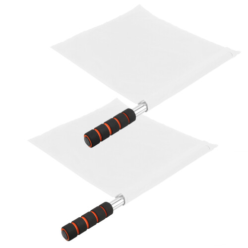2Pcs Schiedsrichter Offizielle Flaggen Edelstahl 1