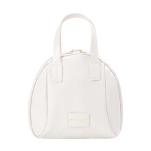 Make-up-Tasche aus PU-Leder, Kulturbeutel mit großem-Weiß L