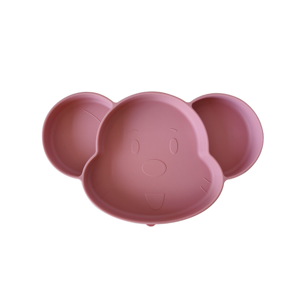 Silicone Suction Plates for Babies, Microwave Safe with Strong Suction, Divided Design for Picky Eaters, Easy to Wash and Clean, Bright Colors, Suitab