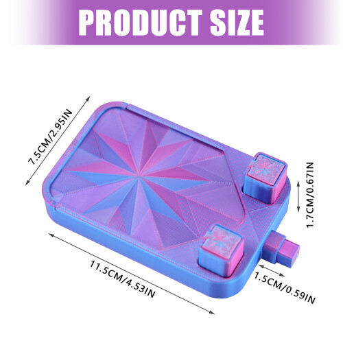 La base de support assure la stabilité pendant la-violet noir 2