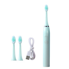 Brosse à dents électrique ultrasonique pour adultes, brosse-Vert