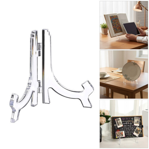 Supports en acrylique pliables transparents, idéaux pour-14,3 cm 1