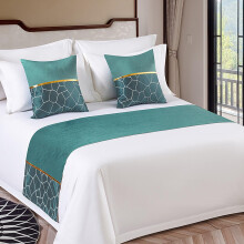 Bed Runner Rug King Size Green 50x180 Cm For 120 Cm Bed Soft Decor Cover Luxury Slipcover