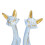 2 stücke Katze Statue Harz Nette Schöne 15