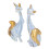 2 stücke Katze Statue Harz Nette Schöne 3