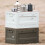 Folding Storage Box with Wood Chopping Board-Khaki plastic top 7