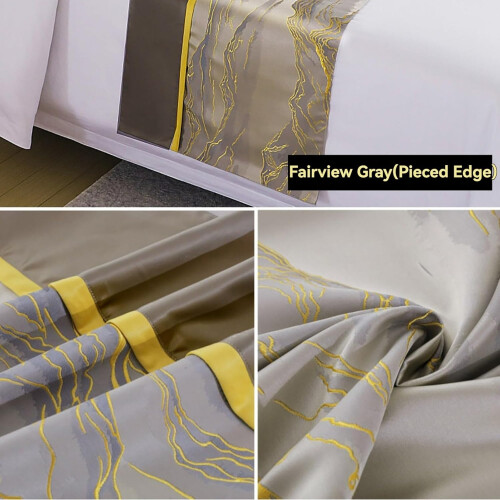 Bed Runner Rug For King Size Bed Grey 50x180cm Rounded Patchwork Ends Matching Cushions 1