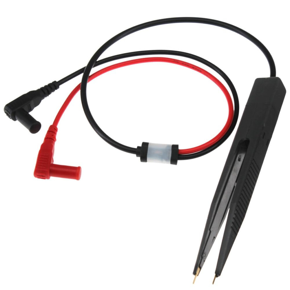 Smd Smt Chip Test Clip For Smt And Smd Capacitance Inductance And Resistor Measurement Multimeter Probe Tweezers Tool 9105992796014