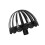 Mannequin postiches support de support perruque tête-50CM Noir 1