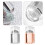Mini Silicone Manicure Stamp Tool Easy To Use Design-Rose Gold 3