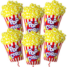 Fóliový párty balónek, krabičky na popcorn, potřeby pro filmové večery, velká kapacita, odolné vůči mastnotě, víceúčelové,