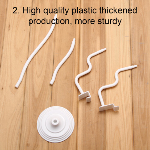 Support de perruque, support de tête de perruque pour-50CM Blanc 2
