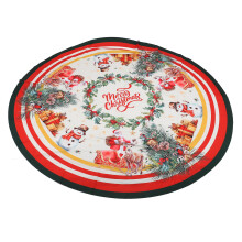 Weihnachtstischdecke, rund, 152,4 cm, Polyester,