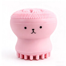 ErgoVetomic cleansing brush double-sided silicone-Pink