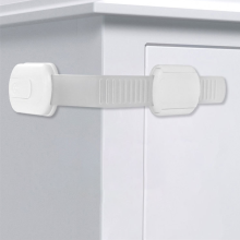 Hoogwaardig stalen multifunctioneel koelkastslot, veelzijdig veiligheidsslot voor kasten, lades, vaatwassers, toiletten en meer (1 stuk)