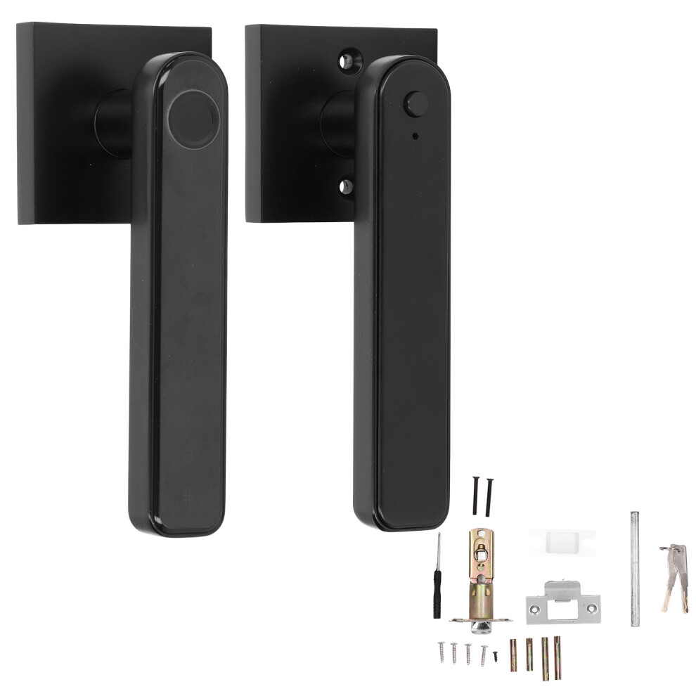 High-Quality Privacy Door Handle With Lock, Biometric Fingerprint Door Lock, Keyless Entry Door Knob, Easy Install Reversible Door Lever For Home Offi 9198585888708