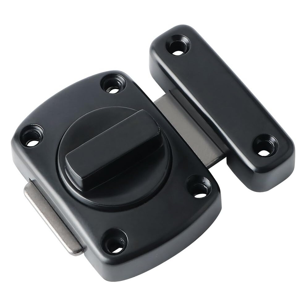 Security Lock For Barn Doors, Stainless Steel Rotate Gate Bolts With Rust Resistant Finish, Easy Installation, Double Insurance Against Intruders, Vin 9061222054135