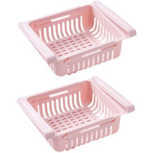 Kühlschrank-Organizer-Boxen, einzigartiges Design, Kühlschrank-Schubladen-Organizer mit ausziehbarer Schublade, belüftete und langlebige