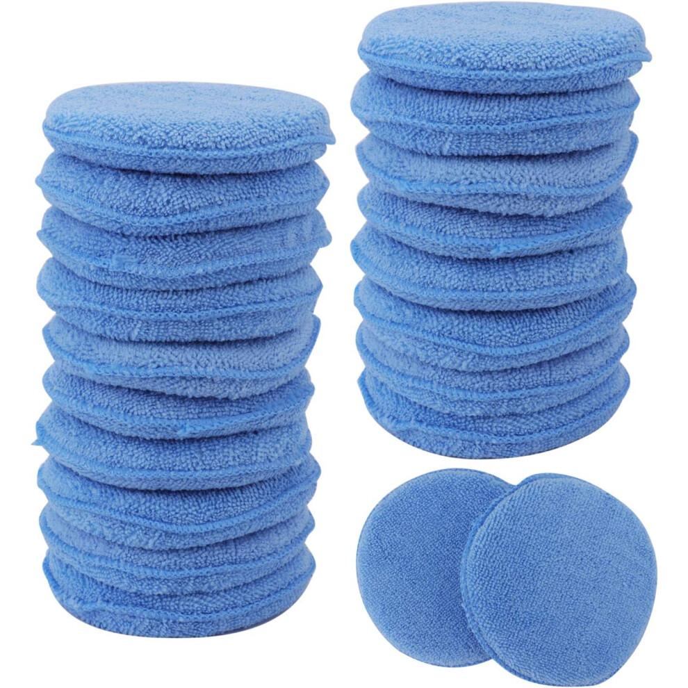 Scratch-Free Design Waxing Tools, Microfiber Wax Applicator Pads For Car Exterior, Evenly Distribute Wax And Polish, Durable And Reusable Waxing Pads, 9466005263092