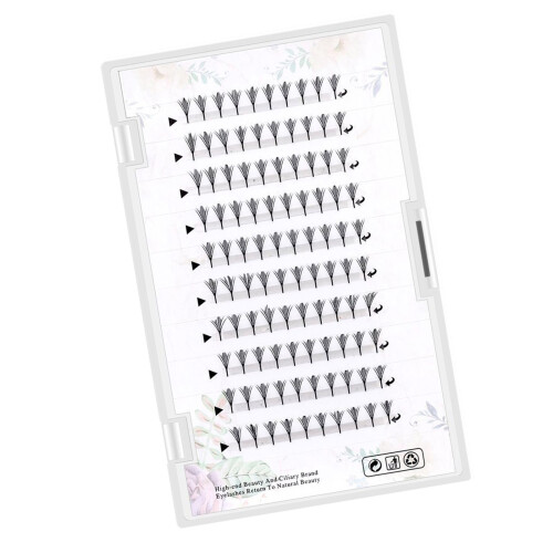 Wimperncluster Mangas Wimperncluster DIY-12mm 0,07mm