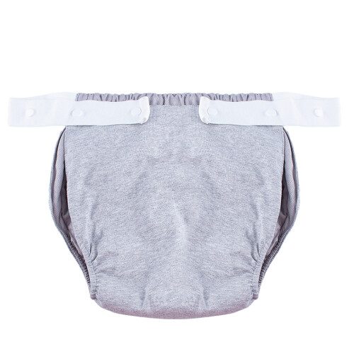 Breathable AntiShift Technology Incontinence Underwear-L grey