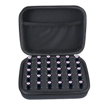 Essential Oils Carrying Case For 30 Bottles 5-10ML Travel-Black