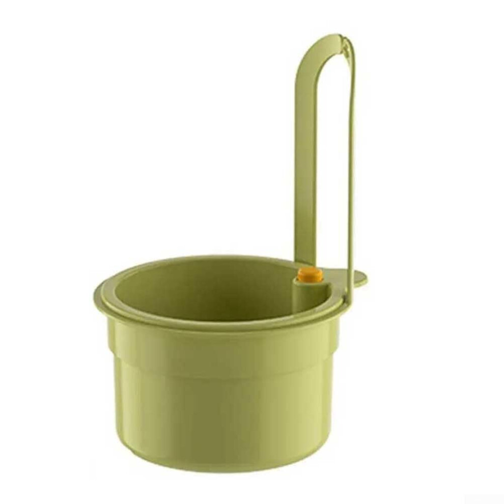 Hanging Sink Basket Oversink Drainer Press Type Strainer Multifunctional Corner Vegetable Wash Waste Filter Green 9105992796601