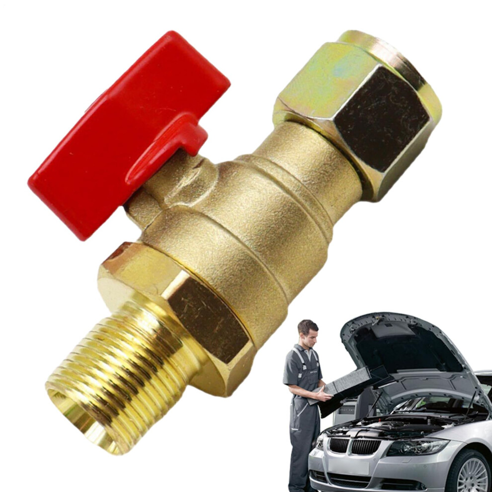 Air Compressor Shut Off Valve Brass Air Plug Fitting Heavy Duty Automotive Replacement Maintenance Safety 9323874412559