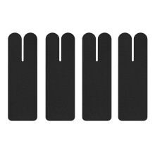 Breathable Arches Support Strips 4Pcs Gym Running-Black