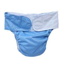 Soft Leakproof Care Pants Adult Cloth Diaper Machine-Blue