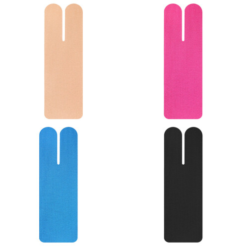 Breathable Arches Support Strips 4Pcs Gym Running-Black 1