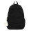 Solid Color Backpack for Women Korean Styles Backpack-Black L 1