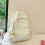 Solid Color Backpack for Women Korean Styles Backpack-Black L 7