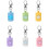 Keychain Lip Gloss Cap With Leakproof Silicone Design For-Green 2
